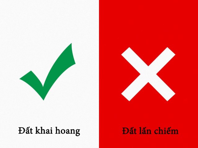 Phân biệt đất khai hoang và đất lấn chiếm thế nào?